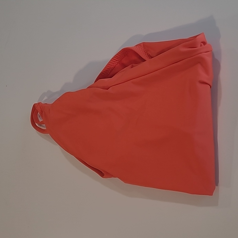 EUC KONA SOL Bright Orange 1 Piece Plunge Adjustable Strap Bathing Suit - Picture 12 of 12